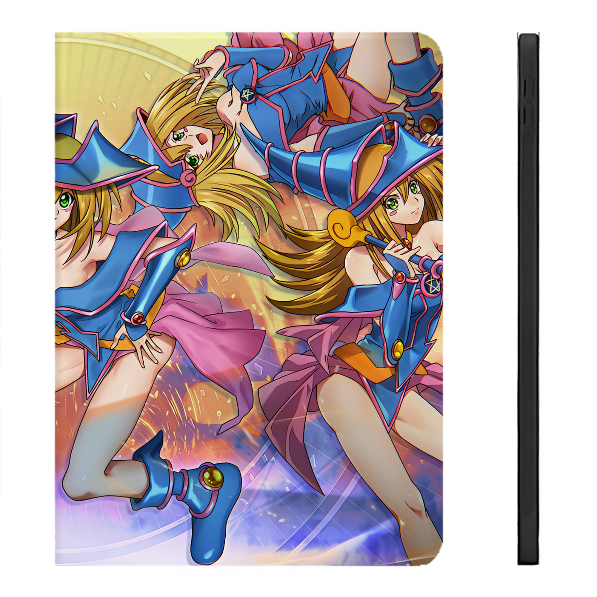 （画像用） 遊☆戯☆王 Yu-Gi-Oh! IPadケース ペンホルダー付き ブックスタイルデザイン
